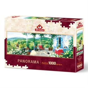 Art Puzzle Verandadaki Misafir Panorama 1000 Parça Puzzle