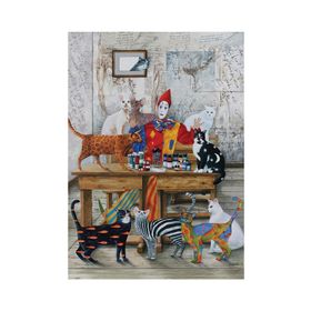 Art Renkli Kediler 260 Parça Puzzle