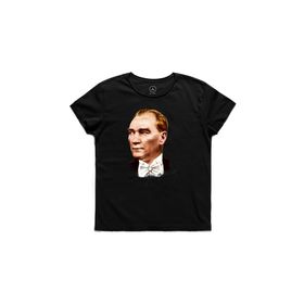 Art T-shirt ART00071WE Atatürk Portre Siyah Erkek T-shirt