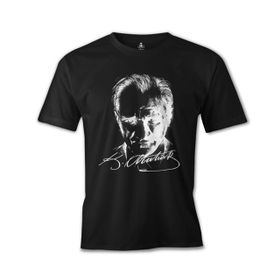 Art T-shirt ART00071WE Atatürk Portre Siyah Erkek T-shirt