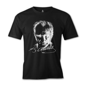 Art T-shirt ART00071WE Atatürk Portre Siyah Erkek T-shirt