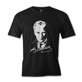 Art T-shirt ART00071WE Atatürk Portre Siyah Erkek T-shirt