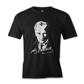 Art T-shirt ART00071WE Atatürk Portre Siyah Erkek T-shirt