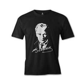 Art T-shirt ART00071WE Atatürk Portre Siyah Erkek T-shirt