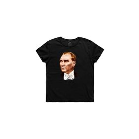 Art T-shirt ART00071WE Atatürk Portre Siyah Erkek T-shirt