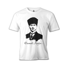 Art T-shirt Atatürk Unutmadik Beyaz Erkek T-shirt