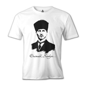 Art T-shirt Atatürk Unutmadik Beyaz Erkek T-shirt