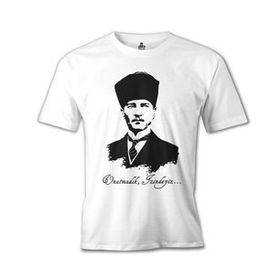 Art T-shirt Atatürk Unutmadik Beyaz Erkek T-shirt