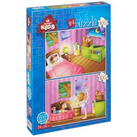 Art Uyku Vakti ve Bale Provası 2x100 Parça Puzzle