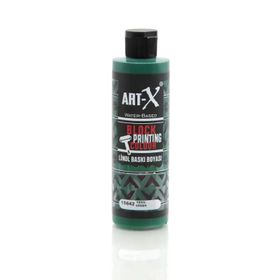 Art-X 240 ml Yeşil Su Bazlı Linol Baskı Boyası