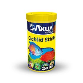 ArtAkua Cichlid Sticks Özel 2 mm 250 ml Balık Yemi