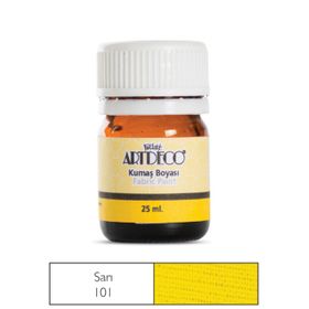 Artdeco 010A 101 Sarı 25 ml Kumaş Boyası