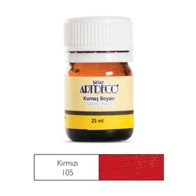 Artdeco 010A 105 Kırmızı 25 ml Kumaş Boyası