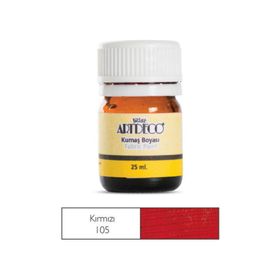 Artdeco 010A 105 Kırmızı 25 ml Kumaş Boyası