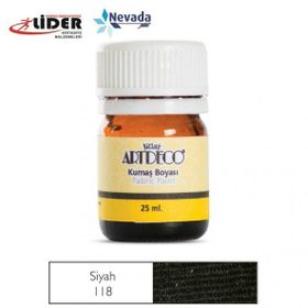 Artdeco 010A 118 Siyah 25 ml Kumaş Boyası