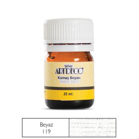 Artdeco 010A 119 Beyaz 25 ml Kumaş Boyası