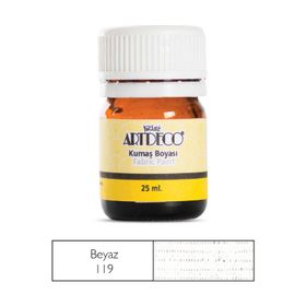 Artdeco 010A 119 Beyaz 25 ml Kumaş Boyası