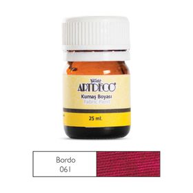 Artdeco 010A 25 ml 061 Bordo Kumaş Boyası