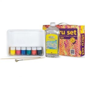 Artdeco 016-ES6 6 Renk Mini Ebru Set