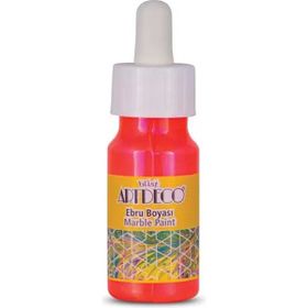 Artdeco 016B 92 Neon Turuncu 30 ml Ebru Boyası