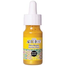 Artdeco 017B 21 Metalik Altın 30 ml Ebru Boyası