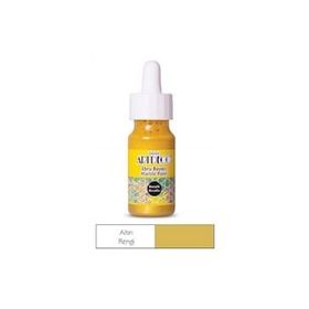 Artdeco 017B 21 Metalik Altın 30 ml Ebru Boyası