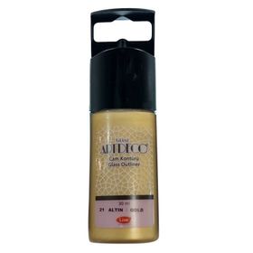 Artdeco 030B 21 Altın 30 ml Cam Boyası Kontürü