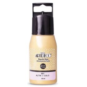 Artdeco 040C 681 Metalik Altın 60 ml Boyutlu Boya