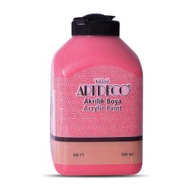 Artdeco 070L-3604 Pembe 500 ml Akrilik Boya