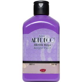 Artdeco 070L-3608 500 ml Mor Akrilik Boya