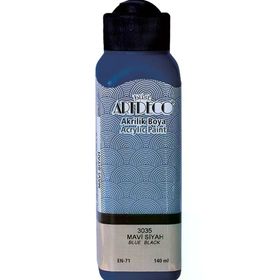 Artdeco 070R-3035 140 ml Mavi Siyah Akrilik Boya