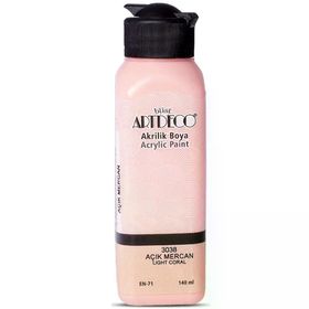 Artdeco 070R-3038 Açık Mercan 140 ml Akrilik Boya