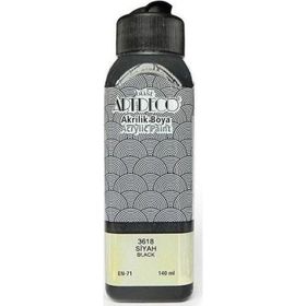 Artdeco 070R-3618 140 ml Siyah Akrilik Boya