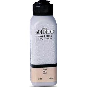 Artdeco 070R-3647 Gri 140 ml Akrilik Boya