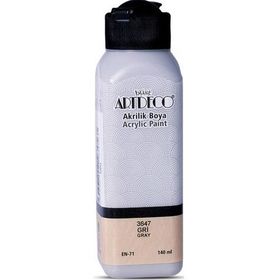 Artdeco 070R-3647 Gri 140 ml Akrilik Boya