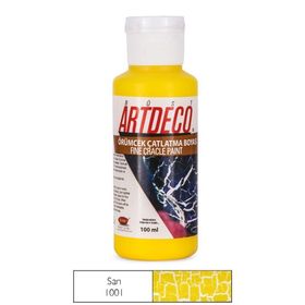 Artdeco 1001 100 ml Sarı Örümcek Çatlatma Boyası