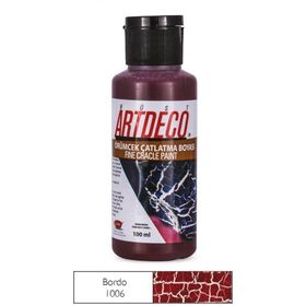 Artdeco 1006 100 ml Bordo Örümcek Çatlatma Boyası