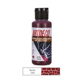 Artdeco 1006 100 ml Bordo Örümcek Çatlatma Boyası