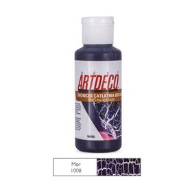 Artdeco 1008 100 ml Mor Örümcek Çatlatma Boyası