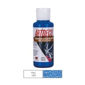 Artdeco 1009 100 ml Mavi Örümcek Çatlatma Boyası