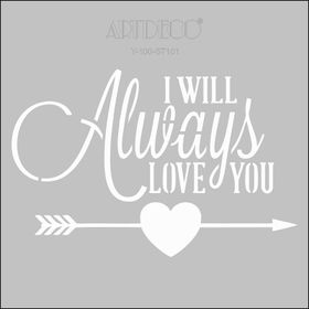 Artdeco 101 Always 30x30 cm Stencil Boyama Şablonu