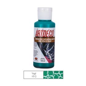 Artdeco 1012 100 ml Yeşil Örümcek Çatlatma Boyası