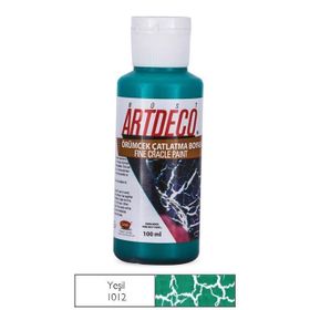 Artdeco 1012 100 ml Yeşil Örümcek Çatlatma Boyası
