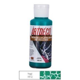 Artdeco 1012 100 ml Yeşil Örümcek Çatlatma Boyası
