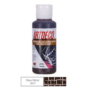 Artdeco 1017 100 ml Koyu Kahve Örümcek Çatlatma Boyası