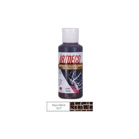Artdeco 1017 100 ml Koyu Kahve Örümcek Çatlatma Boyası