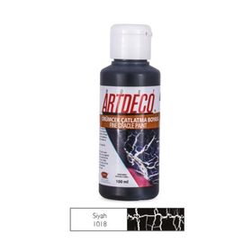 Artdeco 1018 100 ml Siyah Örümcek Çatlatma Boyası