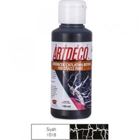 Artdeco 1018 100 ml Siyah Örümcek Çatlatma Boyası