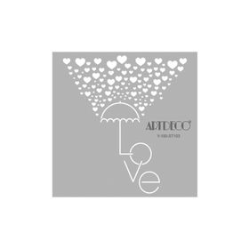 Artdeco 103 Aşk 30x30 cmŞemsiyesi Stencil Boyama Şablonu