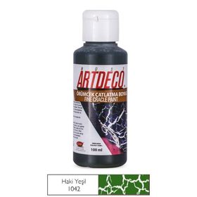 Artdeco 1042 100 ml Haki Yeşil Örümcek Çatlatma Boyası